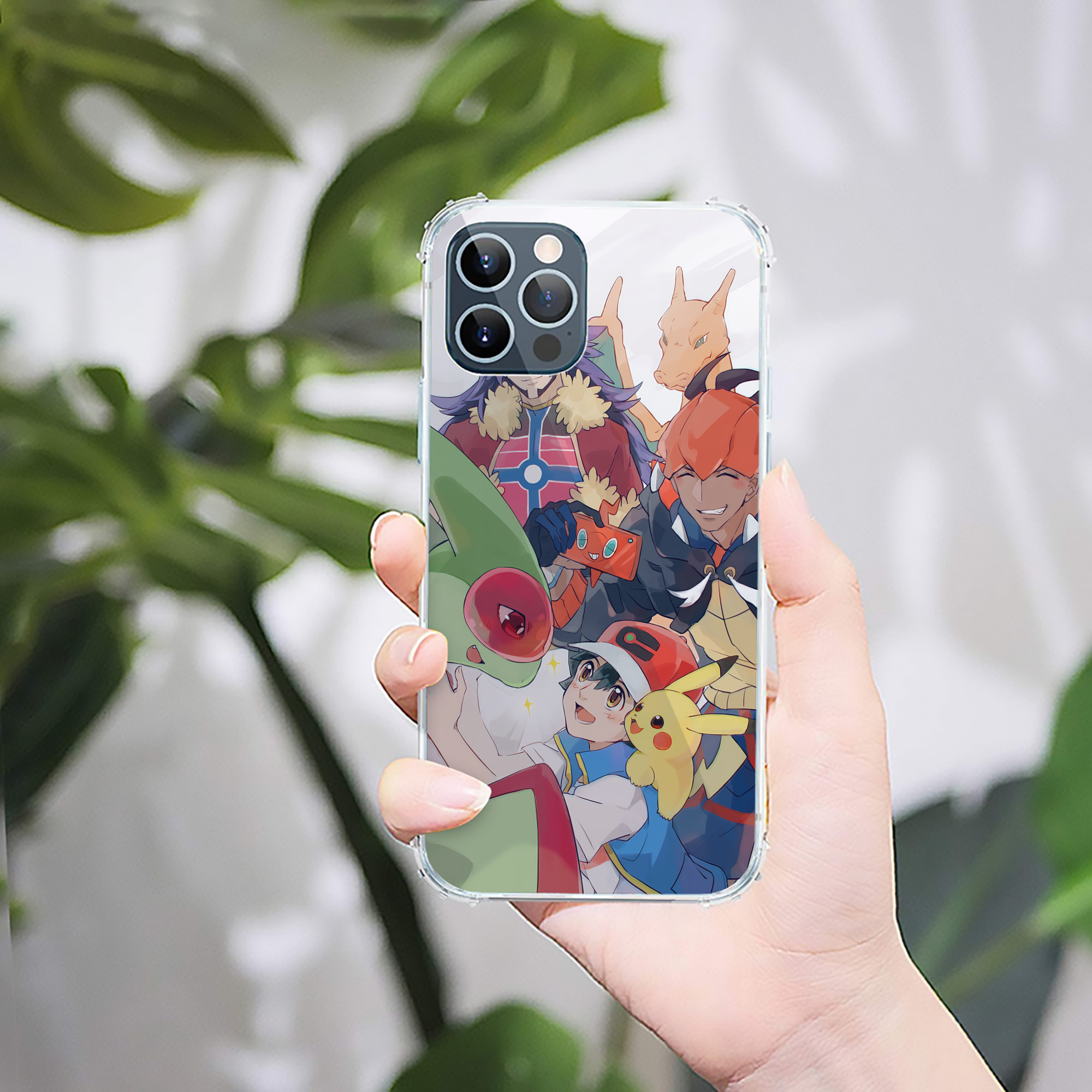 （画像用） ポケットモンスター Pokémon 【iPhone 12シリーズ対応】透明スマホケース（クリアソフトケース）